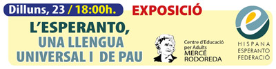 Exposición: ESPERANTO, una lengua Universal y de Paz